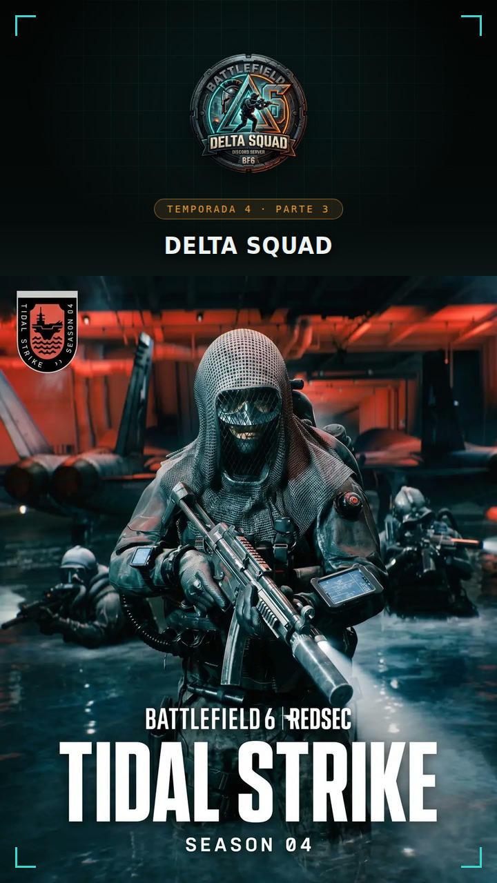 Delta Squad — Temporada 4 Parte 3, Battlefield 6 REDSEC Tidal Strike
